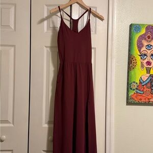 Athletic Maxi Racerback Dress